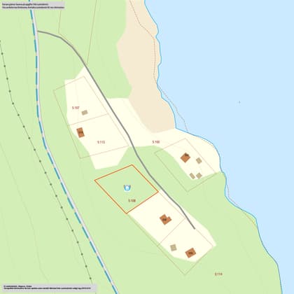 Illustrerad karta över fastigheten eller området