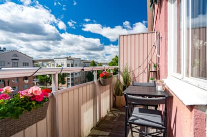 Balkong eller utsiktsbild