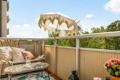 Balkong eller utsiktsbild