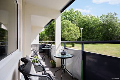 Balkong eller utsiktsbild