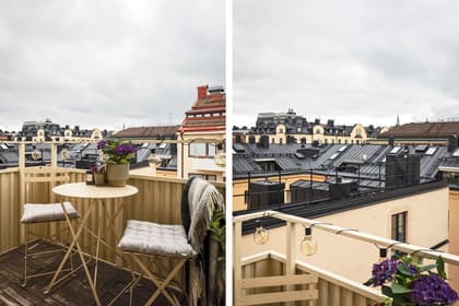 Balkong eller utsiktsbild