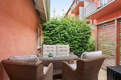 Balkong eller utsiktsbild