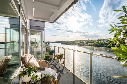 Balkong eller utsiktsbild