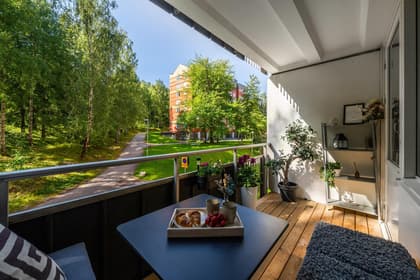 Balkong eller utsiktsbild