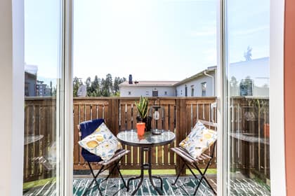 Balkong eller utsiktsbild