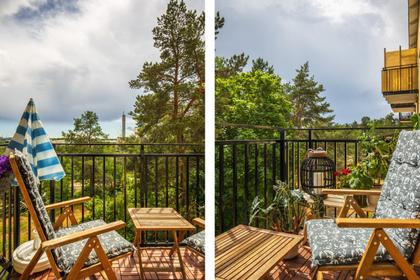 Balkong eller utsiktsbild