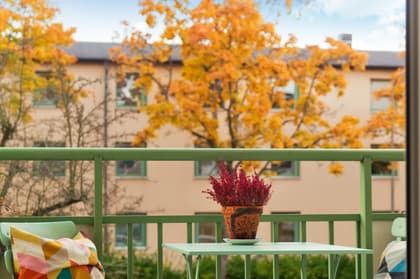 Balkong eller utsiktsbild