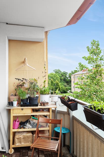 Balkong eller utsiktsbild