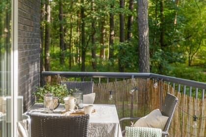 Balkong eller utsiktsbild