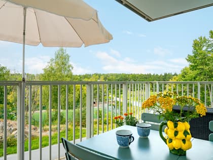 Balkong eller utsiktsbild