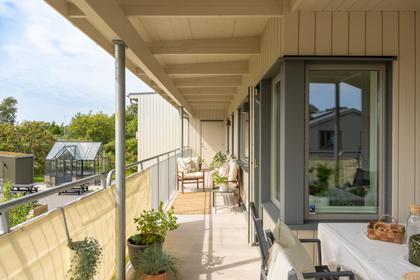 Balkong eller utsiktsbild