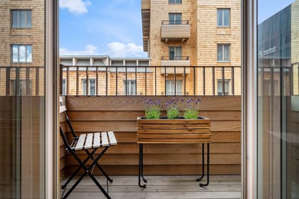 Balkong eller utsiktsbild