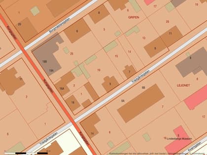 Illustrerad karta över fastigheten eller området