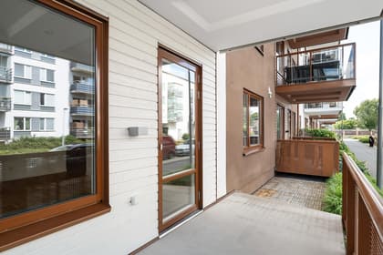 Balkong eller utsiktsbild