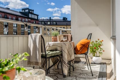 Balkong eller utsiktsbild