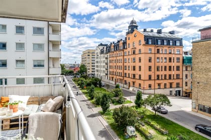 Balkong eller utsiktsbild