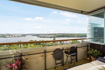 Balkong eller utsiktsbild