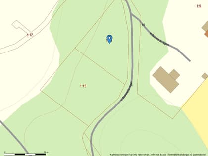 Illustrerad karta över fastigheten eller området