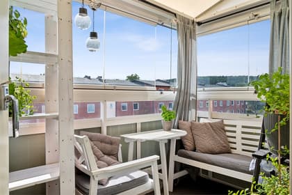 Balkong eller utsiktsbild