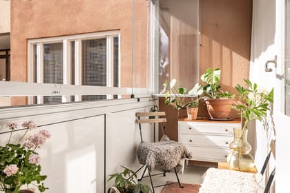 Balkong eller utsiktsbild