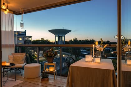 Balkong eller utsiktsbild