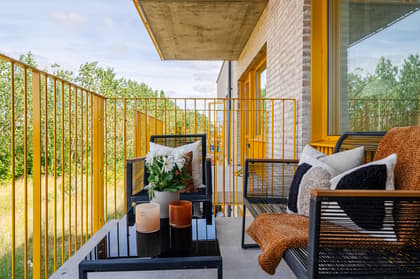 Balkong eller utsiktsbild