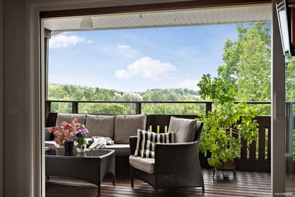 Balkong eller utsiktsbild