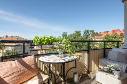 Balkong eller utsiktsbild