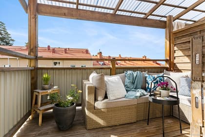 Balkong eller utsiktsbild