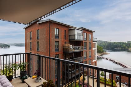 Balkong eller utsiktsbild