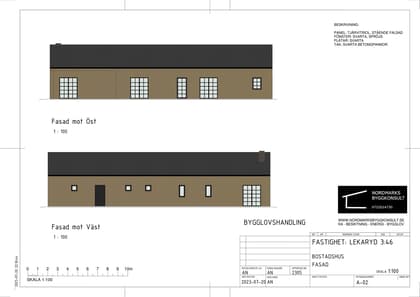 Illustrerad karta över fastigheten eller området