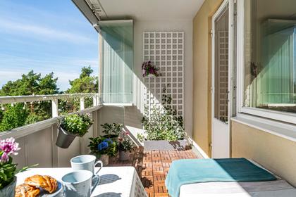 Balkong eller utsiktsbild