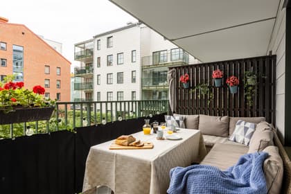 Balkong eller utsiktsbild