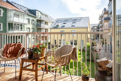 Balkong eller utsiktsbild