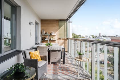 Balkong eller utsiktsbild