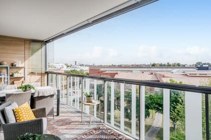 Balkong eller utsiktsbild