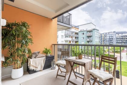 Balkong eller utsiktsbild