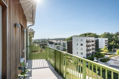 Balkong eller utsiktsbild