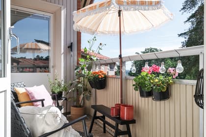 Balkong eller utsiktsbild