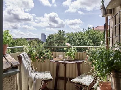 Balkong eller utsiktsbild