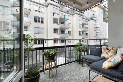 Balkong eller utsiktsbild