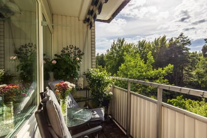 Balkong eller utsiktsbild