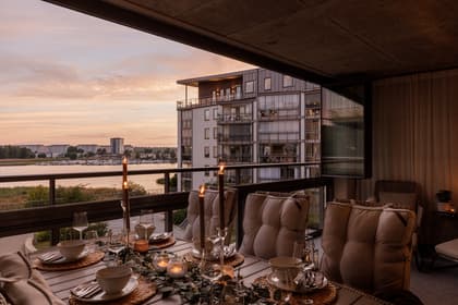 Balkong eller utsiktsbild