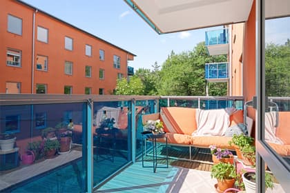 Balkong eller utsiktsbild