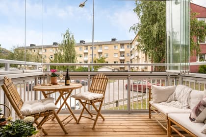 Balkong eller utsiktsbild