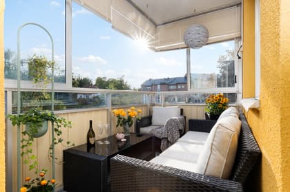 Balkong eller utsiktsbild