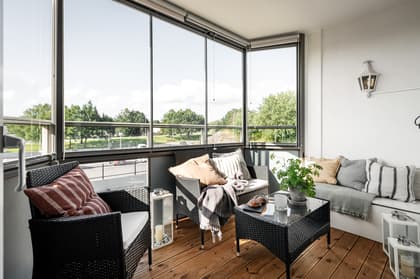 Balkong eller utsiktsbild