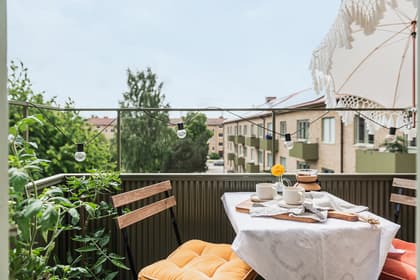 Balkong eller utsiktsbild