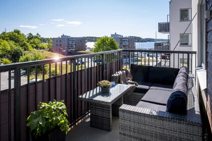 Balkong eller utsiktsbild