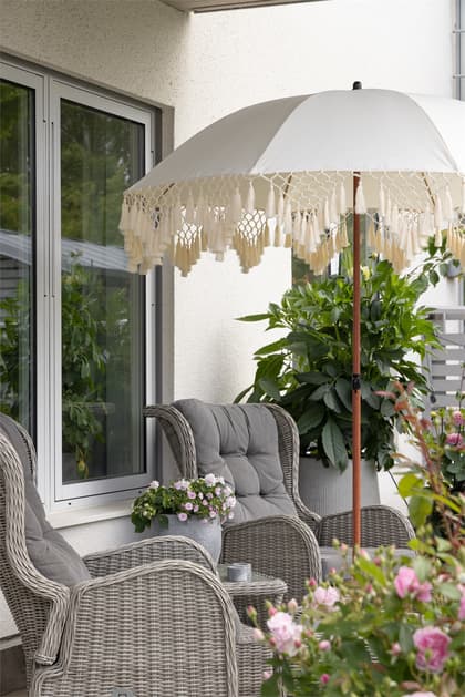 Balkong eller utsiktsbild